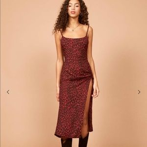 Reformation Red Wildcat Dress NWT
